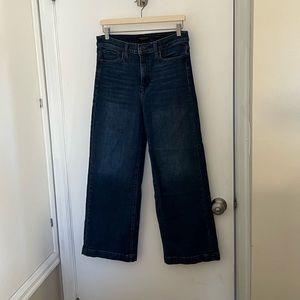 Banana Republic High Rise Wide Leg Cropped Jeans